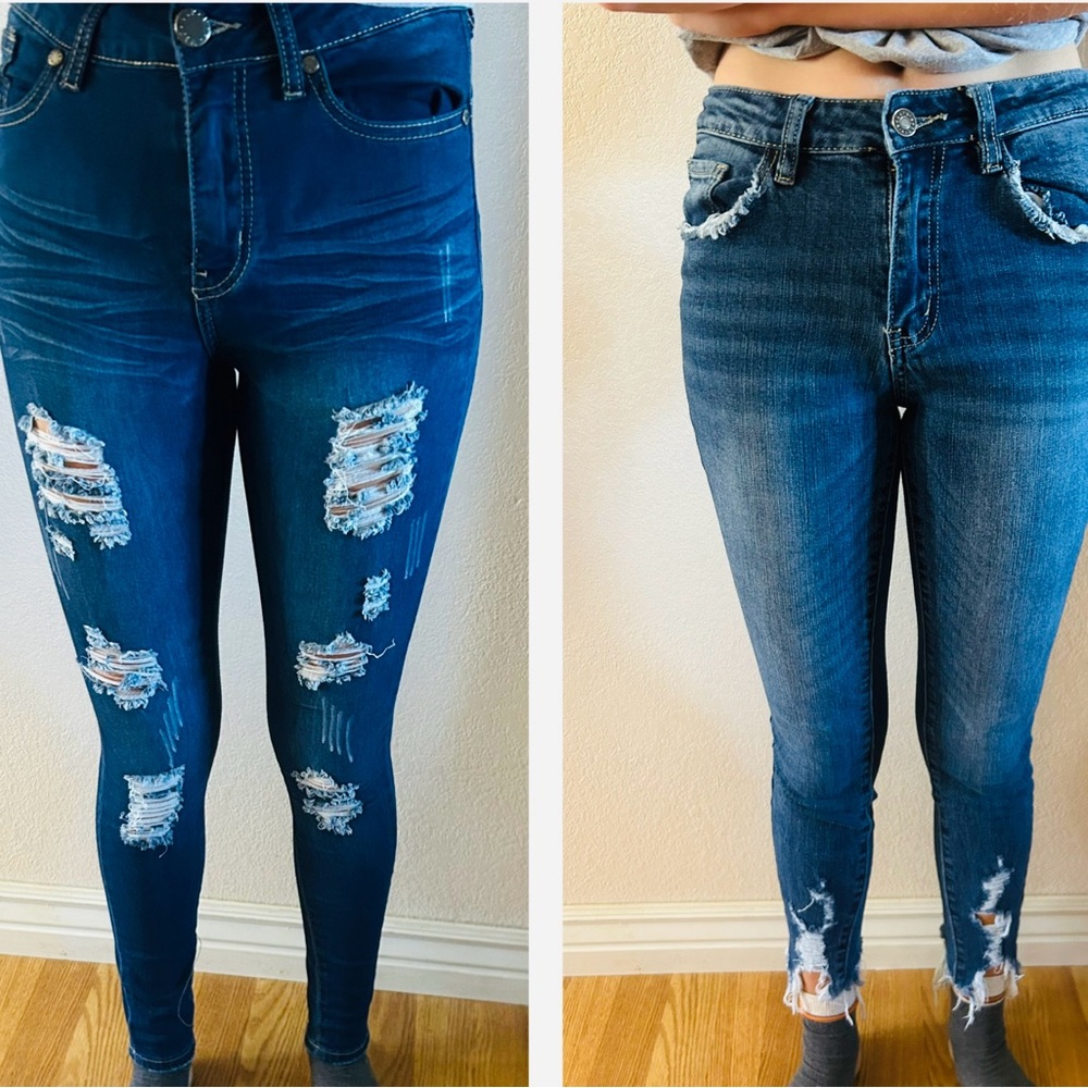 Skinny rugged Blue Women's Jeans size 25